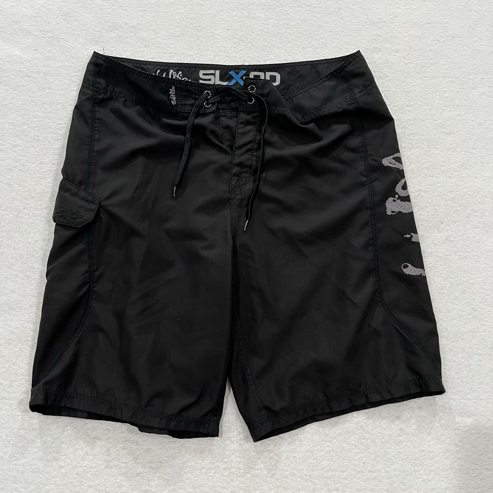 Salt Life Men's Black Skull Board Beach Swim Shorts Mens 36